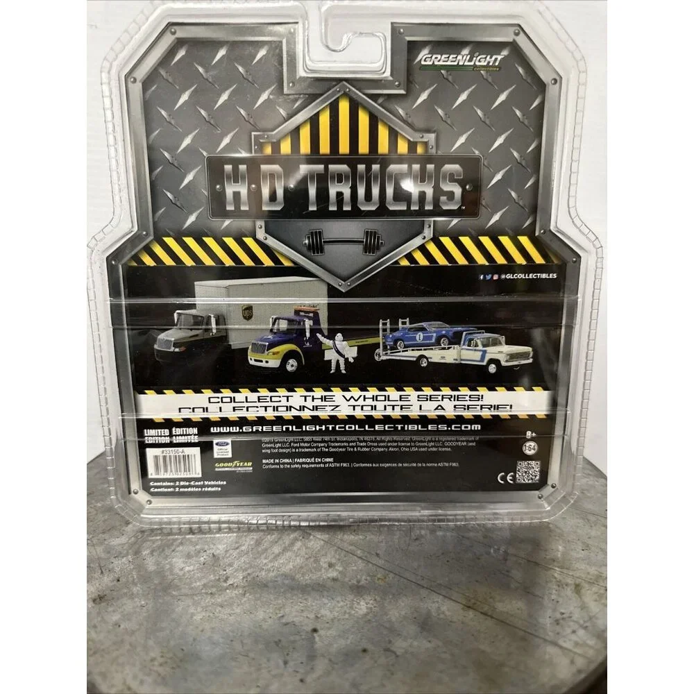 Greenlight 1969 FORD F350 RAMP‎ TRUCK & 1969 MUSTANG BOSS 302 HD Trucks